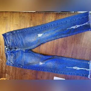 Girls Seven Jeans, skinny,cropped bottom,size 10